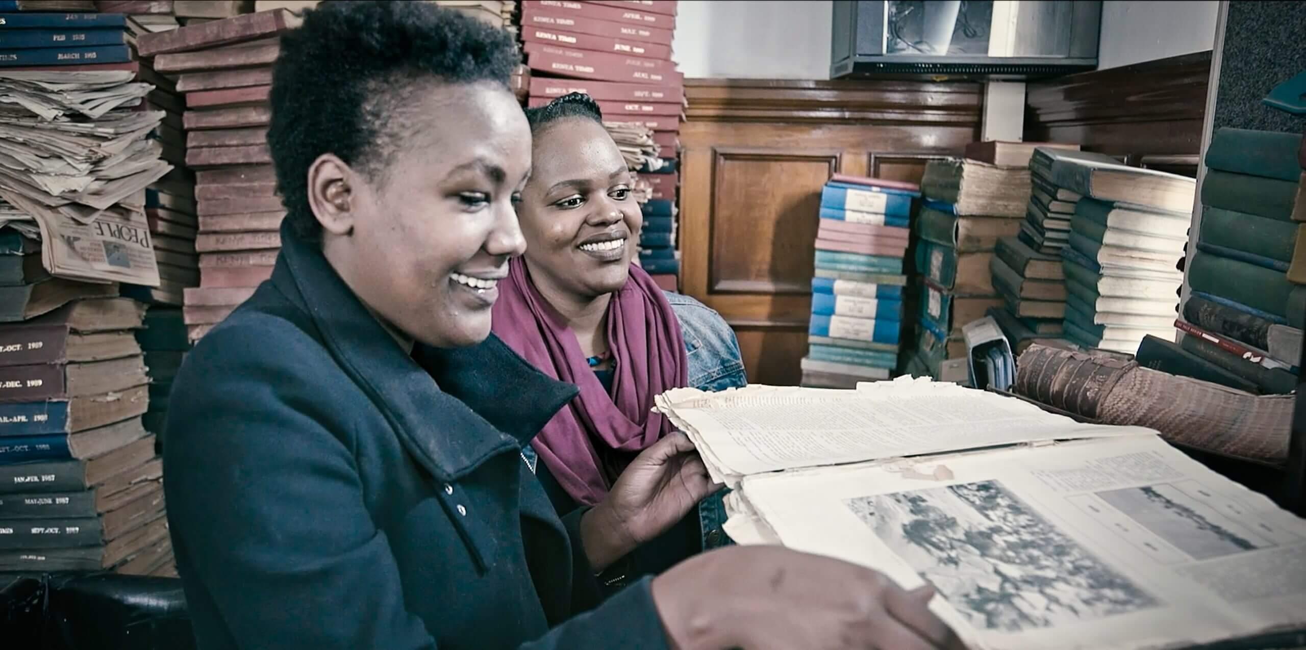 Still from How to Build a Library